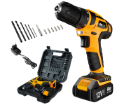 Parafusadeira E Furadeira WAP A Bateria Li-Ion 12V Bpf 12K3 Carregador Bivolt Sem Fio Com Maleta E Kit De 13 na Amazon