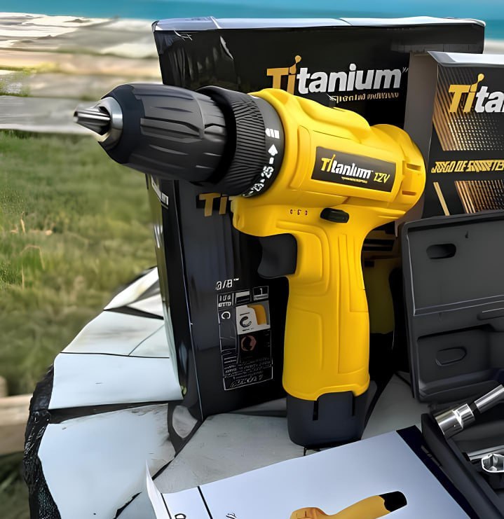 Parafusadeira Titanium Amarela 12v T12 06238 3/8 1350rpm na Amazon