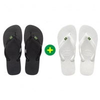 Pares Chinelo Havianas Da Bandeirinha Sandalia De Dedo Uniseex na Shopee