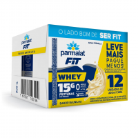 Parmalat Fit Bebida Proteica Baunilha 15g De Proteína 250mL – Pack 12 Unidades na Amazon