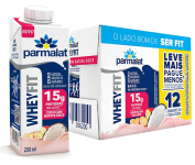 Parmalat WheyFit Coco com Batata Doce 15g de Proteína 250 Ml – Pack 12 Unidades na Amazon
