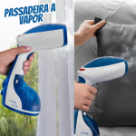 Passadeira a Vapor Portátil Fast Steam, Mondial, Branco/Azul, 1500W, 110V – VP-09 na Amazon