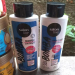 Passe o mouse para ampliar a imagem Kit Shampoo + Condicionador 200Ml Sos Bomba Original, Salon Line na Amazon