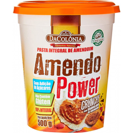 Pasta de Amendoim DaColônia Amendopower Crunchy Granulado Zero - 500g na Amazon