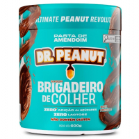 Pasta De Amendoim DR. Peanut Brigadeiro De Colher 600G - Com Whey Protein na Amazon