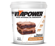 Pasta De Amendoim Integral – 450G Brownie Cream – Vitapower na Amazon