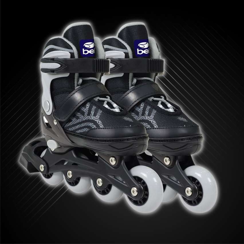 Patins Bel Inline Flexx 3.0 Ajustável 37 a 40 – Prata na Casas Bahia