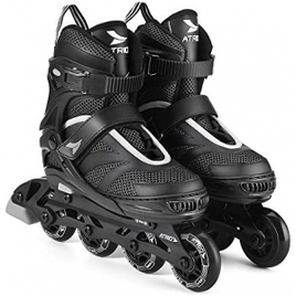 Patins PretoCinza Inline Regulável Tamanho 33-36 M Atrio - ES308 na Amazon