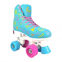 Patins Quatro Rodas Roller Skate Fenix Azul na Amazon