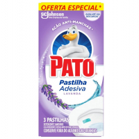 Pato Desinfetante Pastilha Sanitária Adesiva Lavanda, 3 Unidades na Amazon