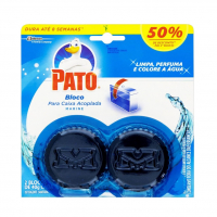 Pato Desodorizador Sanitário Caixa Acoplada Marine, Limpeza Banheiro, 2 Discos na Amazon