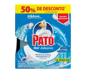 Pato Desodorizador Sanitário Gel Adesivo 2 Refis Marine, Limpeza Banheiro, 12 Discos na Amazon