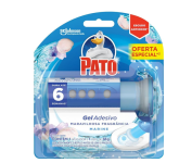Pato Desodorizador Sanitário Gel Adesivo Marine, Limpeza Banheiro, Com Aplicador, 6 Discos na Amazon