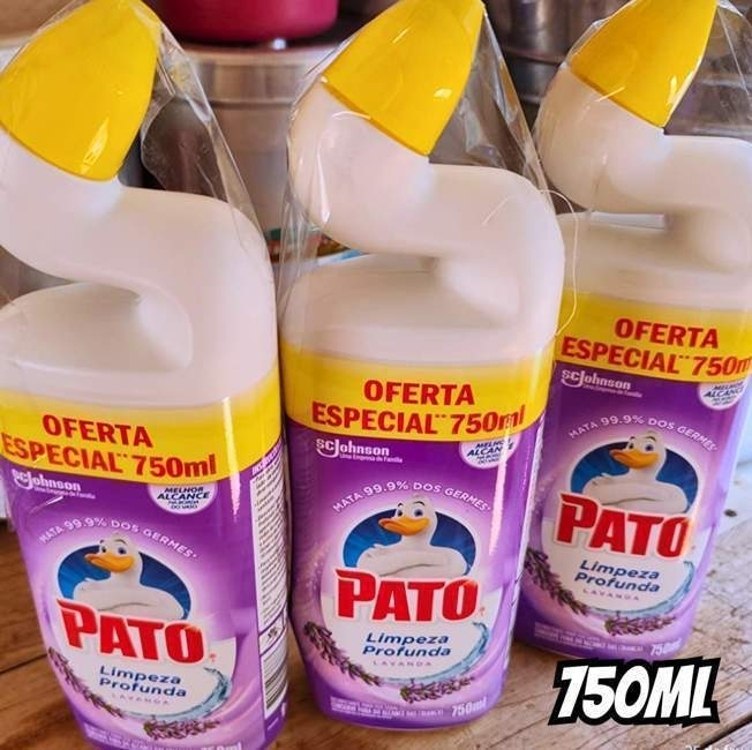 Pato Limpador Sanitário Kit Game das Frutas, Desinfetante Sanitário, Desodorizador Sanitário de Limpeza Profunda, 3 Unidades, 750ml cada na Amazon