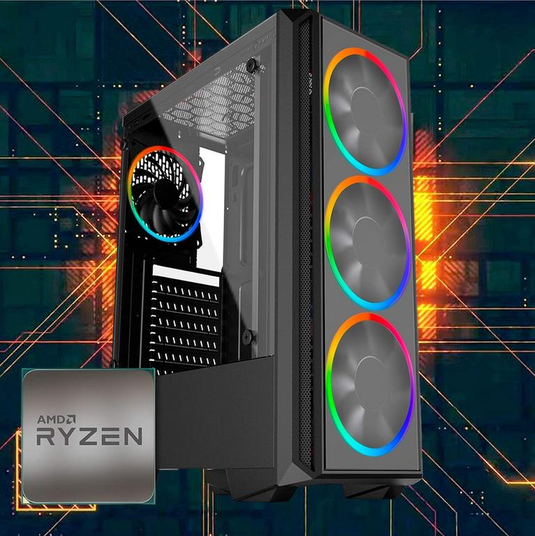 PC Gamer AMD Ryzen 3 Radeon Vega 8 RAM 8GB DDR4 HD 1TB 500W 80 Plus Skill Gaming Prodigy na Amazon