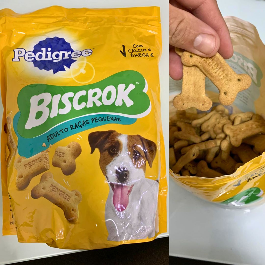 PEDIGREE Biscoito Pedigree Biscrok Para Cães Adultos Raças Pequenas 1 Kg na Amazon