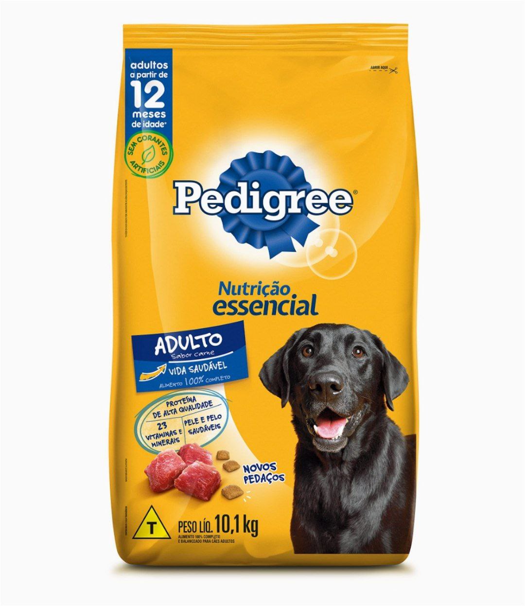 PEDIGREE Ração Nutrição Essencial Carne Para Cães Adultos – 10,1kg na Amazon
