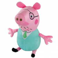 Pelucia Papai Pig - Peppa Pig 33cm na Amazon