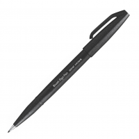 Pentel Caneta Pincel Brush Sign Pen Preta SM/SES15C-A na Amazon