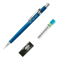 Pentel Lapiseira Sharp P200 Azul + Grafites + Borracha 0.9 Mm SM/P207-CMBP na Amazon