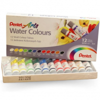 Pentel Tinta Aquarela Wfrs Arts à Base De Água 12 Cores WFRS-12 na Amazon