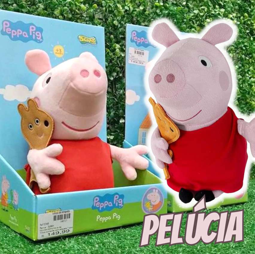 Peppa Pig – Pelúcia Peppa Pig 10” 30cm – Sunny 2340 na Amazon