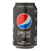 Pepsi Black Sem Açúcar - Refrigerante, Lata 350ml na Amazon