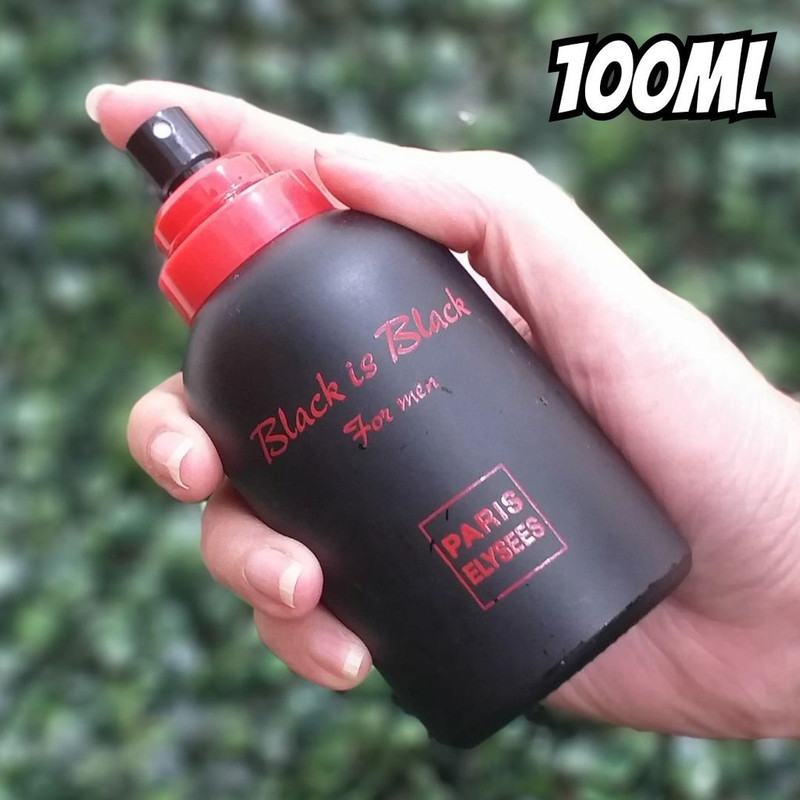 Perfume Black Is Black 100ml Paris Elysees na Amazon