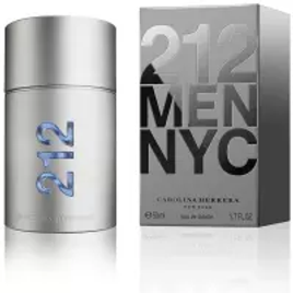 Perfume Carolina Herrera 212 Men EDT Masculino - 50ml na Sieno Perfumes