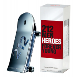Perfume Carolina Herrera 212 Men Heroes Forever Young Masculino EDT - 90ml na Americanas
