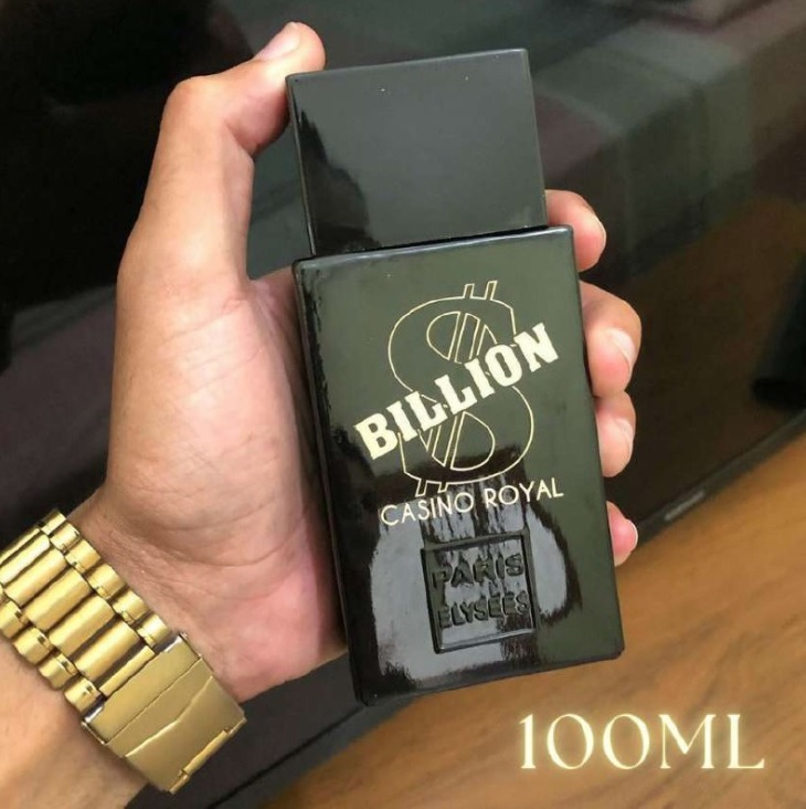 Perfume Importado Paris Elysees Eau De Toilette Masculino Billion Casino Royal 100ml na Amazon