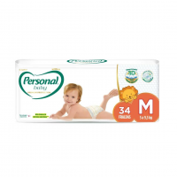 Personal 'Fralda Baby Premium Protection M Com 34 Unidades na Amazon