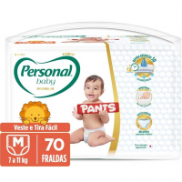 Personal Fralda Baby Premium Pants M, 70 Unidades na Amazon