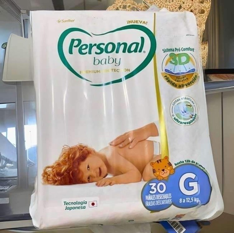 Personal Fralda Baby Premium Protection Grande 30Pads na Amazon
