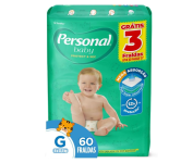 Personal Fralda Baby Protect&Sec G, Leve 60 Pague 57 Unidades na Amazon