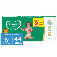 Personal Fralda Baby Total Protect Pants Grande, 44 Unidades na Amazon
