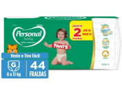 Personal Fralda Baby Total Protect Pants Grande, 44 Unidades na Amazon