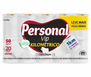 Personal Papel Higiênico Kilométrico Folha Dupla, Com 20 Rolos 50M na Amazon