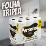 Personal Papel Higiênico Vip Folha Tripla Com 12 Rolos De 20M na Amazon