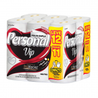 Personal VIP - Papel Higiênico, Folha Dupla, 12 Unidades (Embalagem Pode Variar) na Amazon