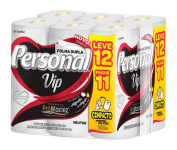 Personal VIP – Papel Higiênico, Folha Dupla, 12 unidades na Amazon