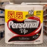 Personal VIP – Papel Higiênico Folha Dupla, Branco 24 unidades (Embalagem pode variar) na Amazon