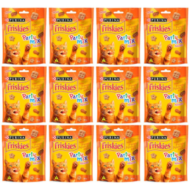 Petisco para Gatos Purina Friskies Party Mix Adultos Frango Fígado e Peru 40g - 12 Unidades na Casas Bahia