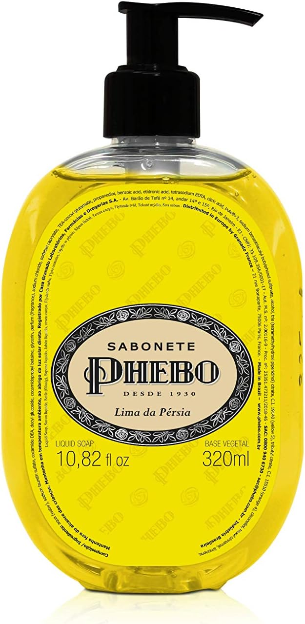 PHEBO – Sabonete Líquido 320ml na Amazon