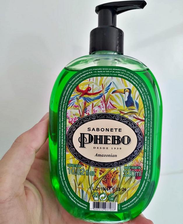 PHEBO – Sabonete Líquido Tradicional Amazon 320ml na Amazon