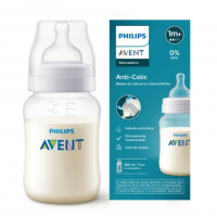 Philips Avent Mamadeira Anti-colic 260ml, Transparente, SCY103/01 na Amazon