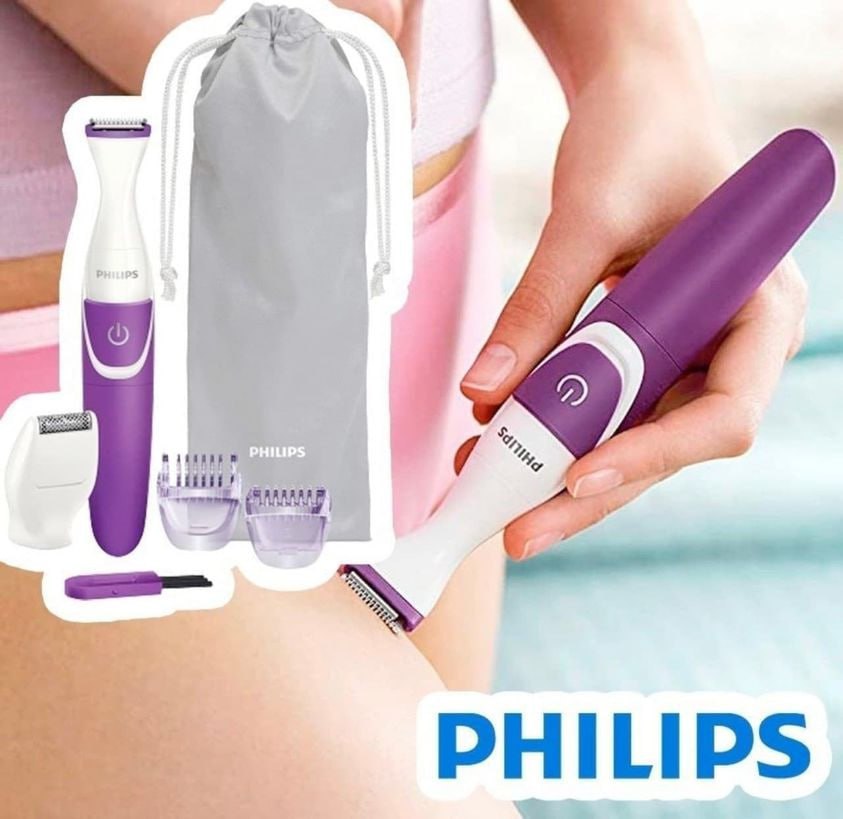 Philips Depilador Elétrico Feminino para Pelos Intimos, com Cabeças de Corte e Pentes, BRT383/15 na Amazon