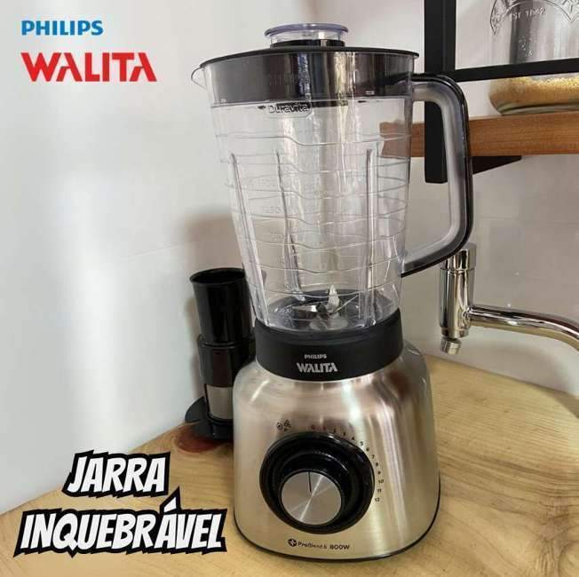 PHILIPS Liquidificador Série 5000, Jarra Inquebrável, RI2244, Walita na Amazon