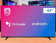PHILIPS Smart TV 43″ Full HD Android 43PFG6917/78, Google Assistant, Comando de Voz, HDR, 3 HDMI, Wifi 5G, Bluetooth 5.0, Dolby Atmos na Amazon