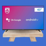 PHILIPS Smart TV 43″ Full HD Android 43PFG6917/78, Google Assistant, Comando de Voz, HDR, 3 HDMI, Wifi 5G, Bluetooth 5.0, Dolby Atmos na Amazon
